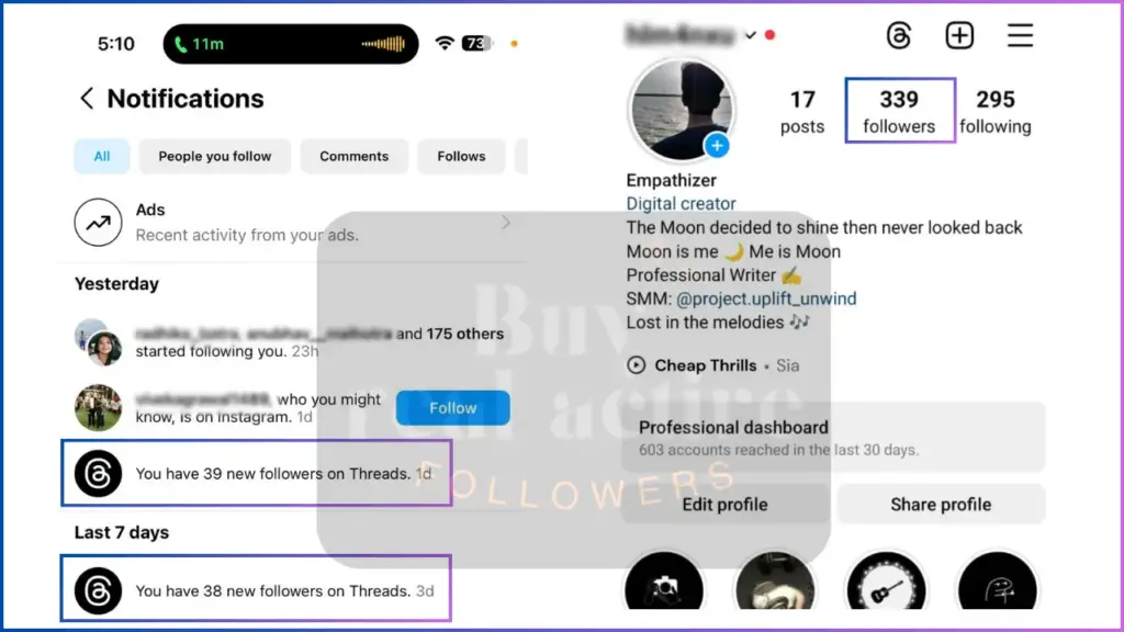 how to follow Instagram followers on threads for reach